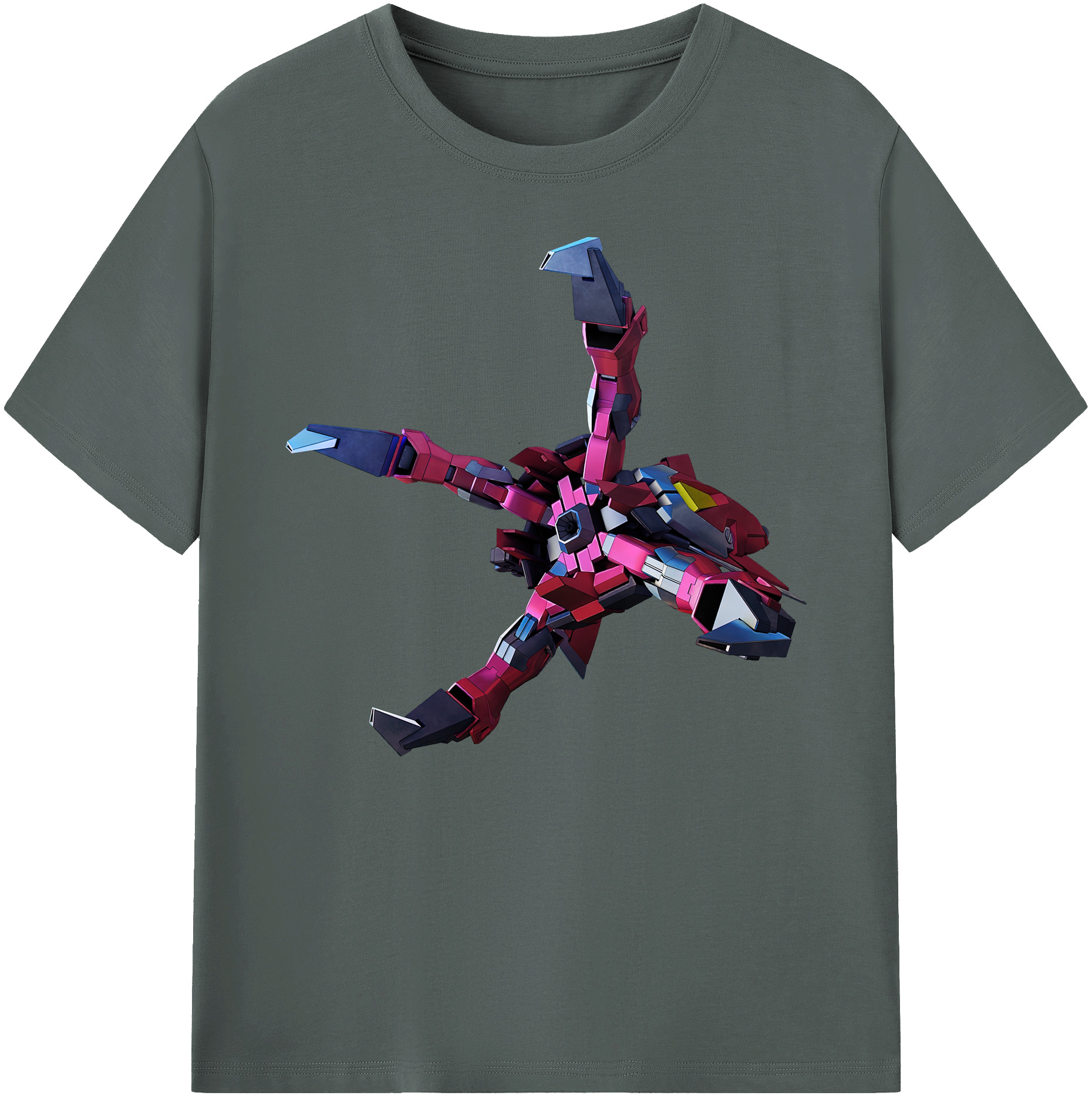（画像用） 機動戦士ガンダム Mobile Suit Gundam 綿100％ メンズ半袖Tシャツ｜肌触りやわらか＆通気性